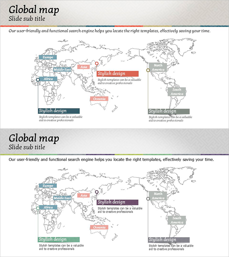 세계지도 일러스트와 시장분석 – 글로벌 네트워크 기회 탐색