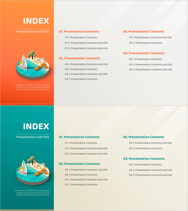 캠핑 아이소매트릭 프로젝트 템플릿_목차