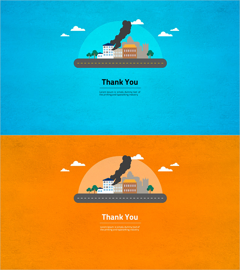 화재사고 템플릿 엔딩 – 감정의 마무리