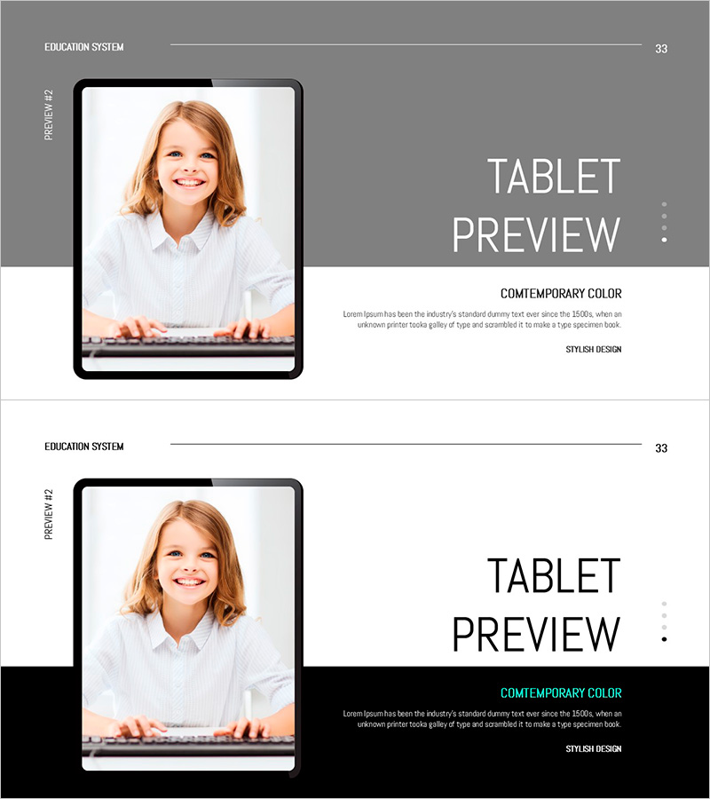 아이들 화상 교육을 위한 프리젠테이션 템플릿 – 현대적인 디자인과 효과적 전달