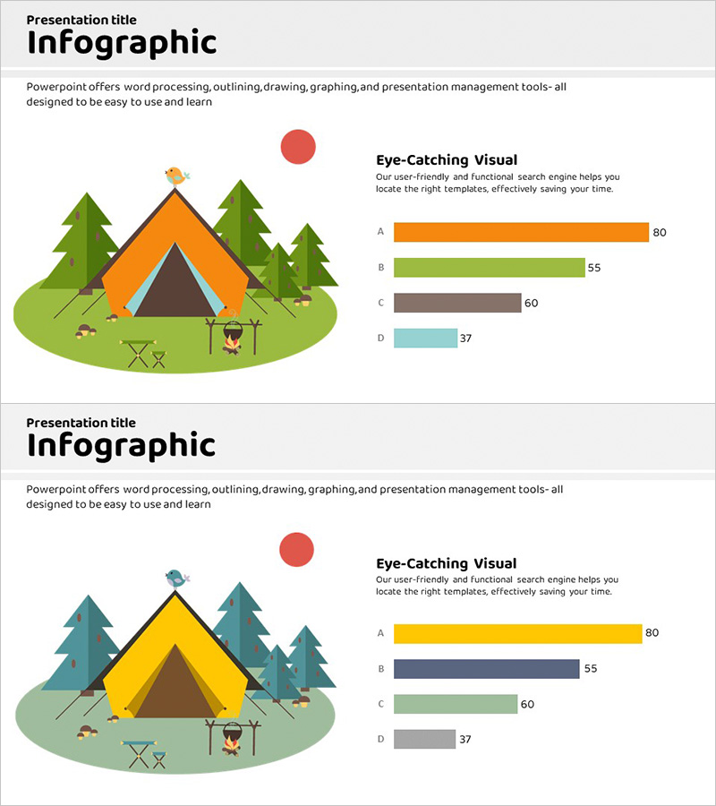 시장 동향 가로형 막대그래프 – 시장 분석을 위한 최적의 선택