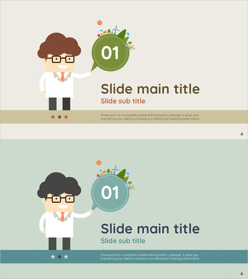 에너지 절약 프로젝트 템플릿 – 환경을 고려한 성공적인 프레젠테이션