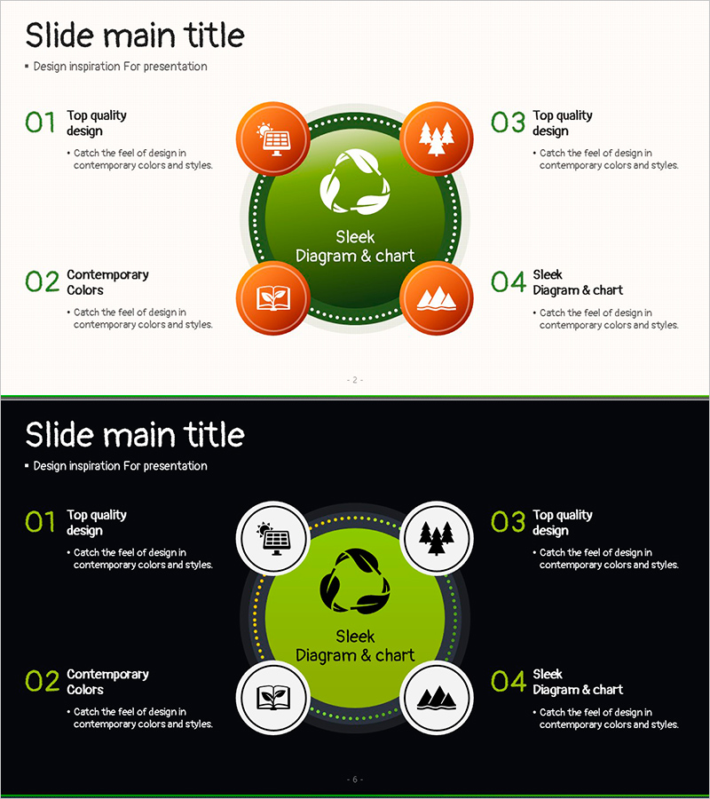 Eco-friendly Energy Diagram – Sustainable Development