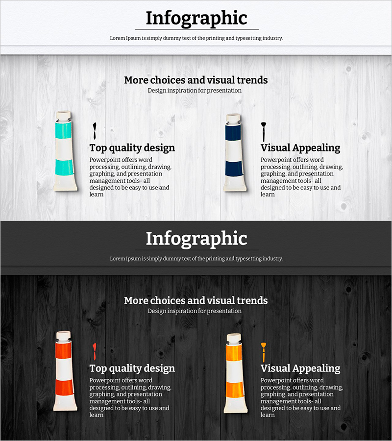 물감 소개 템플릿 – 매력적인 제품 소개