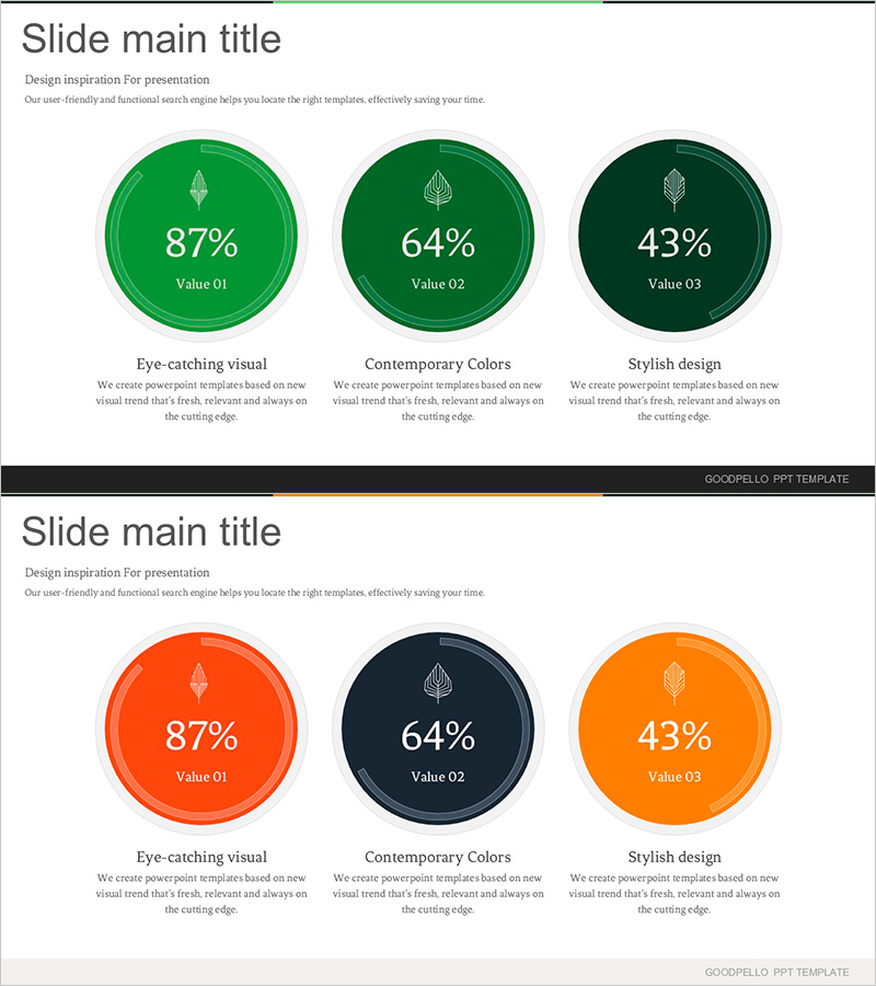 나뭇잎 도넛차트 – 데이터 시각화의 신선한 접근