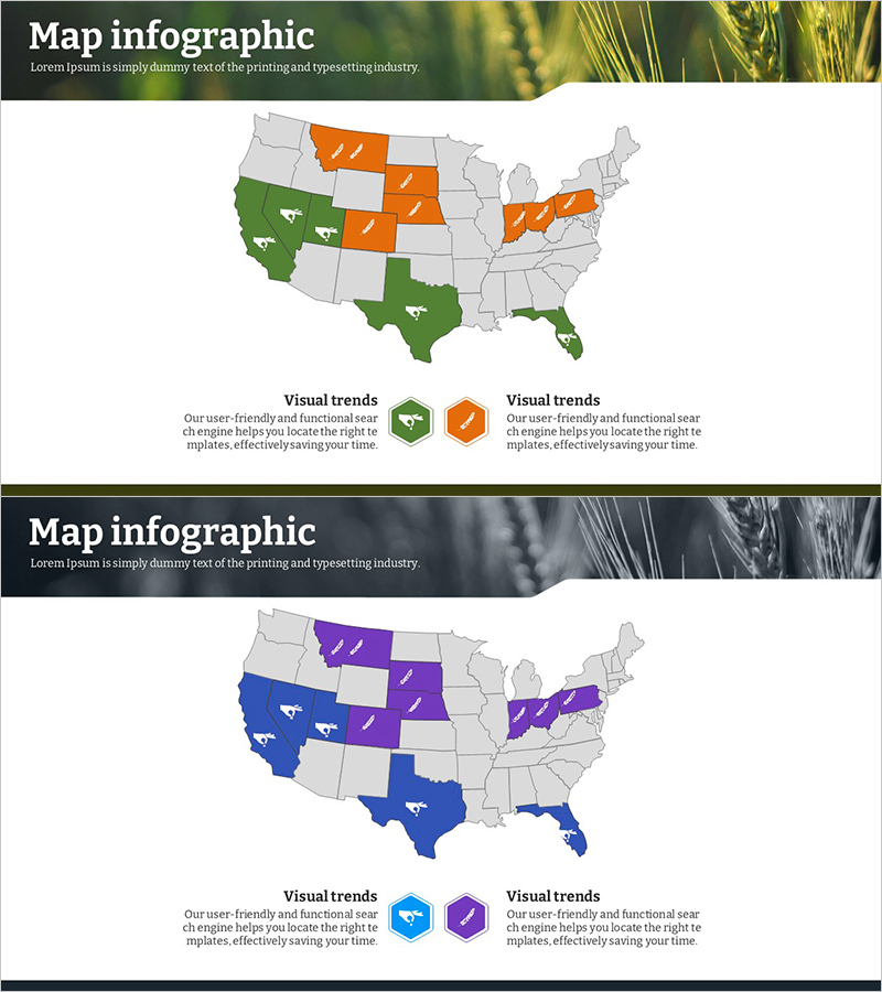 미국 지역별 친환경 농업 분포도 분석