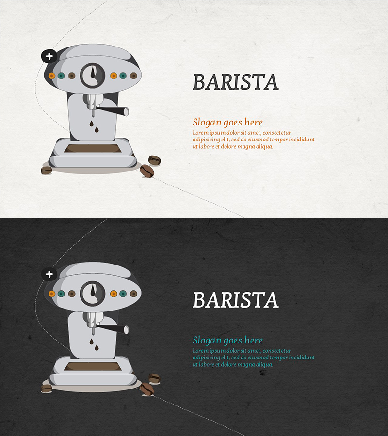 바리스타 템플릿 메인표지