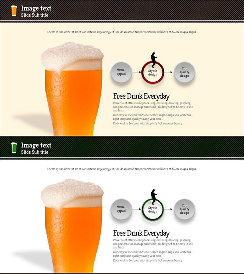 과정 시각화를 통한 제품 소개 - 취하는 과정