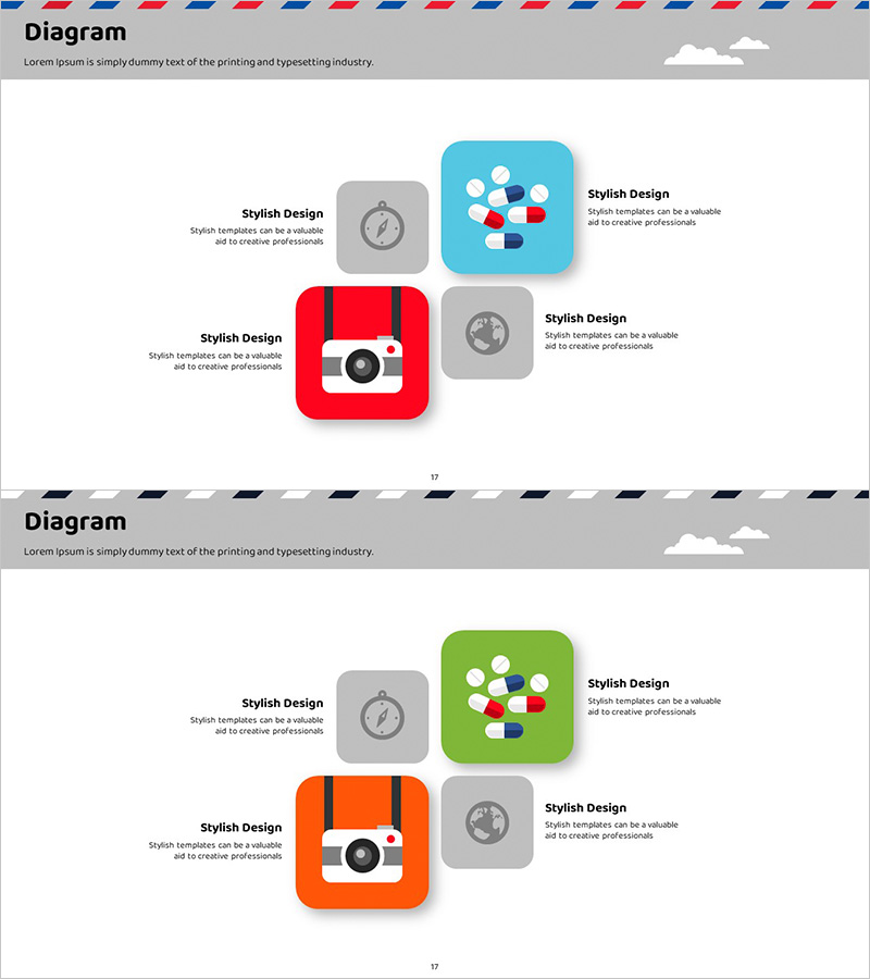 여행사 서비스 구성방안 일러스트 아이콘