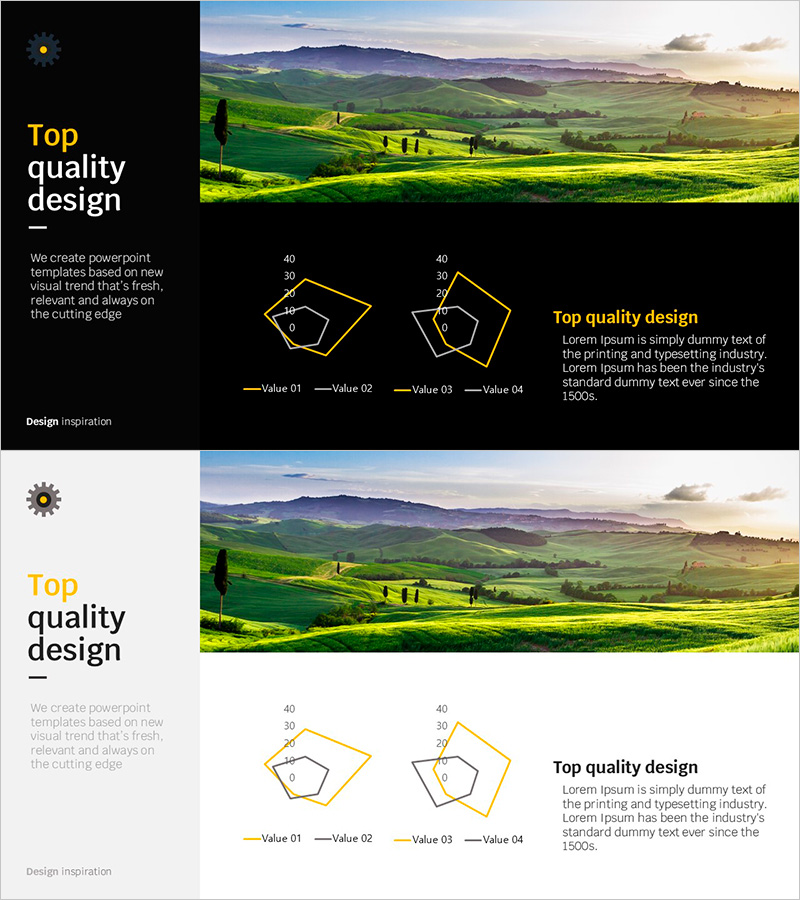 고급스러운 디자인 인포그래픽 – 최고 품질
