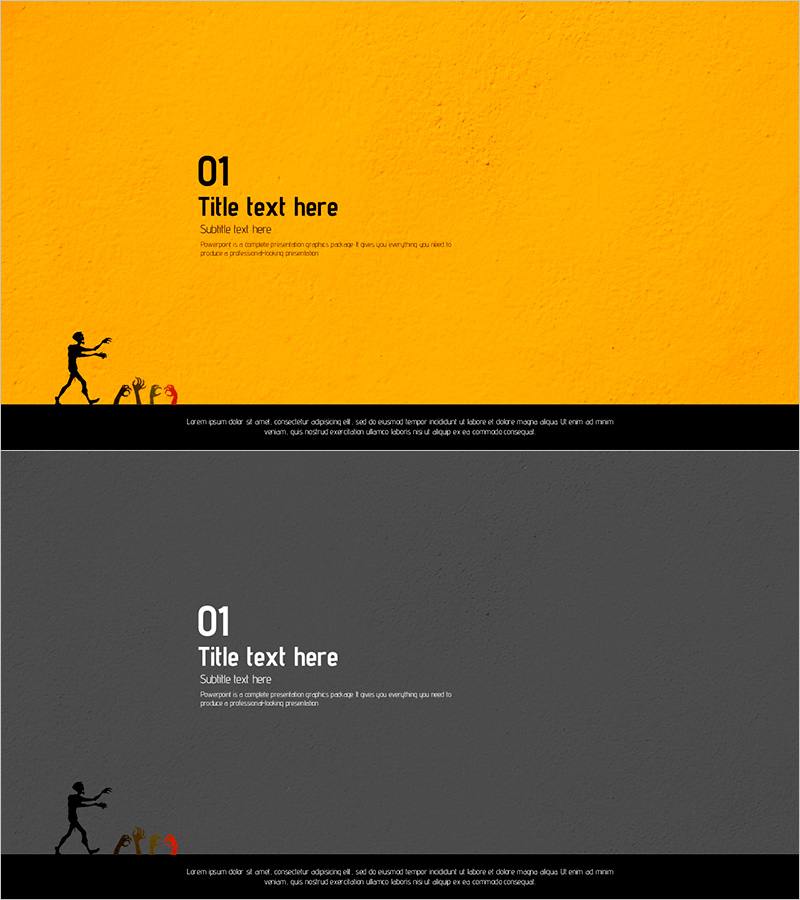 할로윈 데이 템플릿 간지 01 – 축제 분위기를 담다