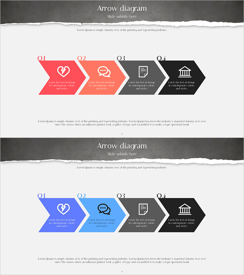 법적 분쟁 체계 다이어그램 슬라이드 – 사업 추진 전략을 간결하게 표현