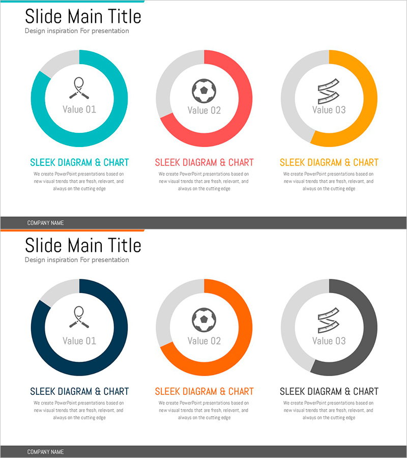 운동 목표 달성치 다이어그램 및 차트 – 발전 이후