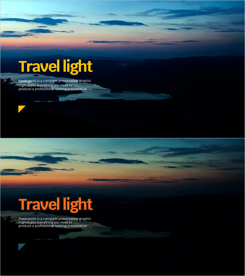 트래블 라이트 템플릿 표지