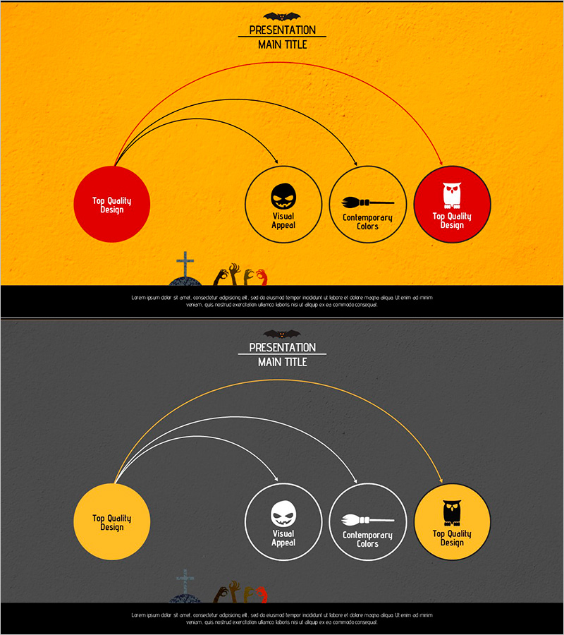 한 점에서 뻗는 연결 다이어그램 – 운영 계획과 리스크 관리