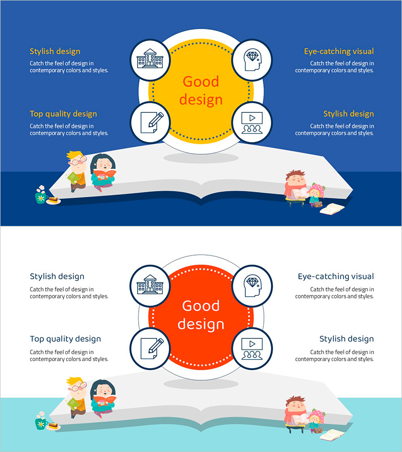 스타일리시한 디자인으로 전달하는 좋은 디자인 개념