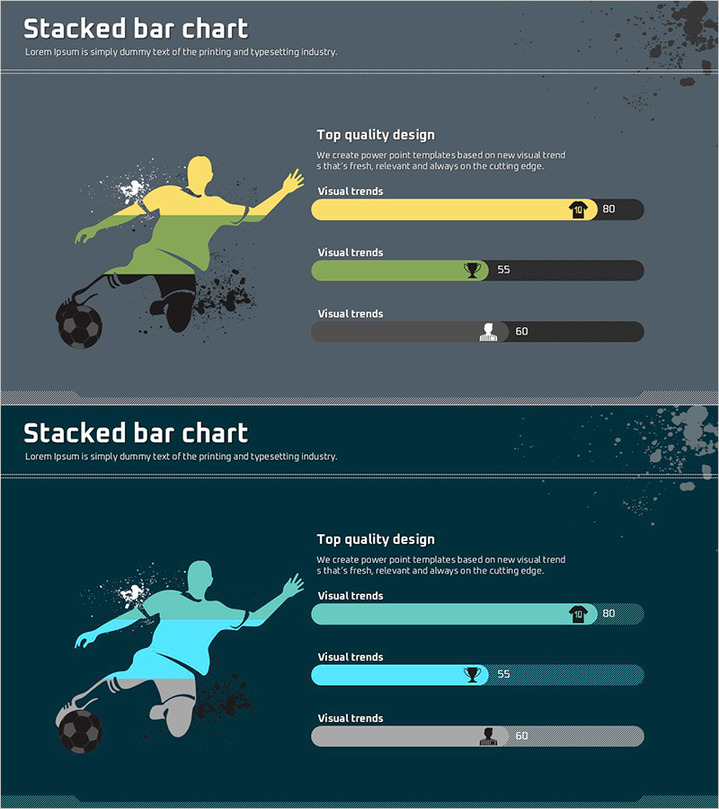 선수 역량 슬라이드 – 역동적 데이터 시각화