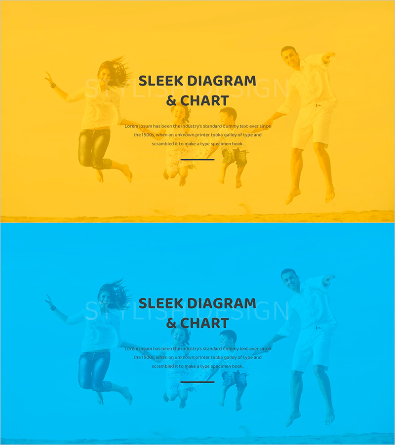 환영 인트로 아웃트로 슬라이드 – 밝고 긍정적인 분위기