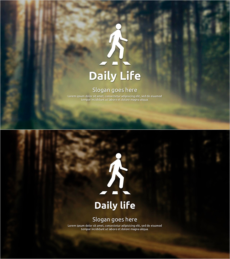 일상 템플릿 표지 – 삶의 여정