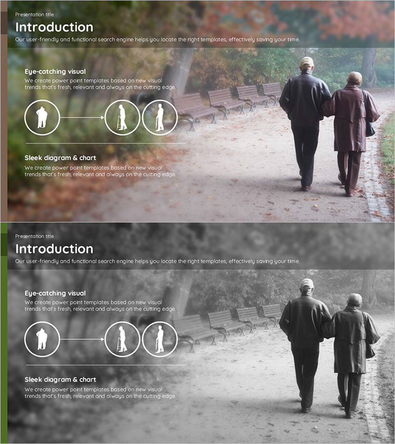 독거 노인을 위한 프레젠테이션 슬라이드 – 고객 분석 및 시장 조망