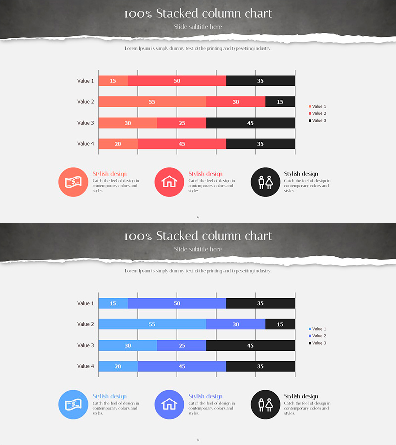 일과 가정 생활 그래프 – 시장 동향과 디자인 감성