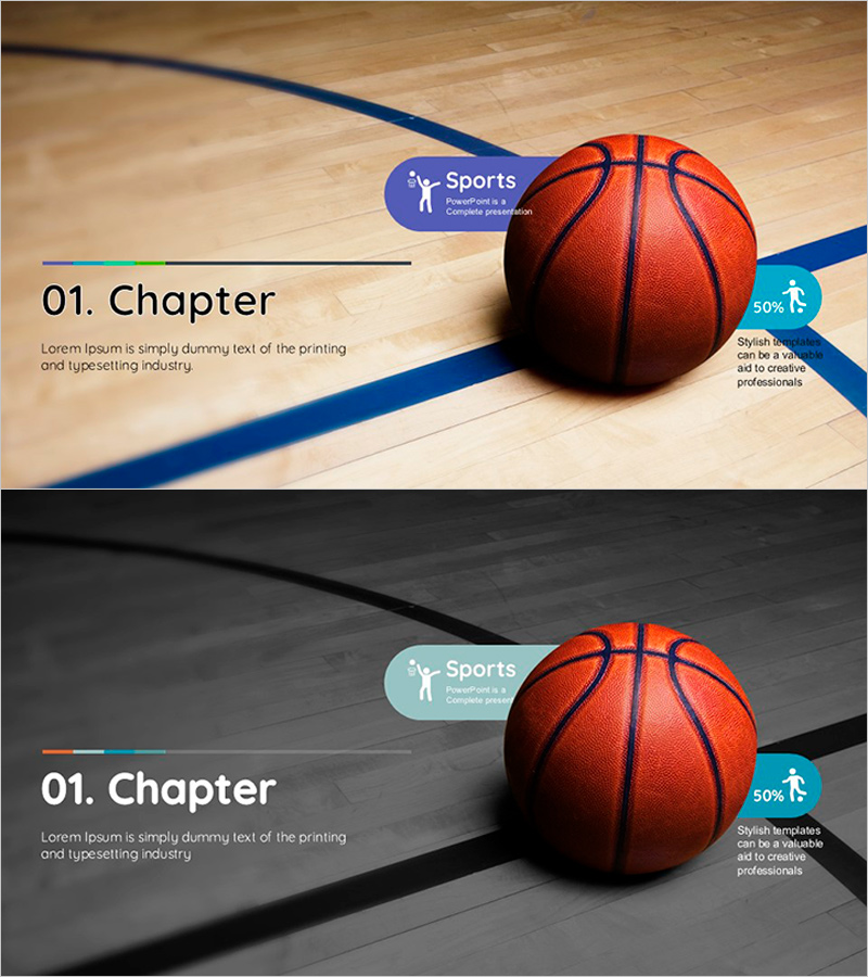 스포츠 농구배경의 챕터 – 역동적인 비즈니스 메시지