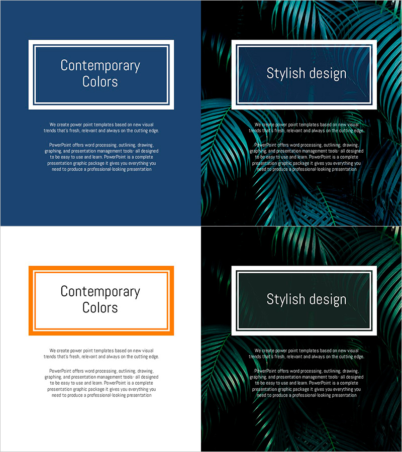 자연에 대한 텍스트 박스 – 비전과 전략