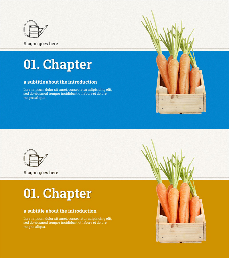 농사 수확 사업 템플릿 – 친환경 프로젝트 소개