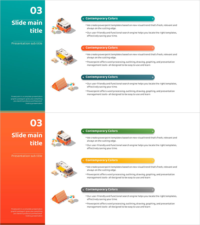 아이소매트릭 다이어그램으로 캠핑 프로그램 소개