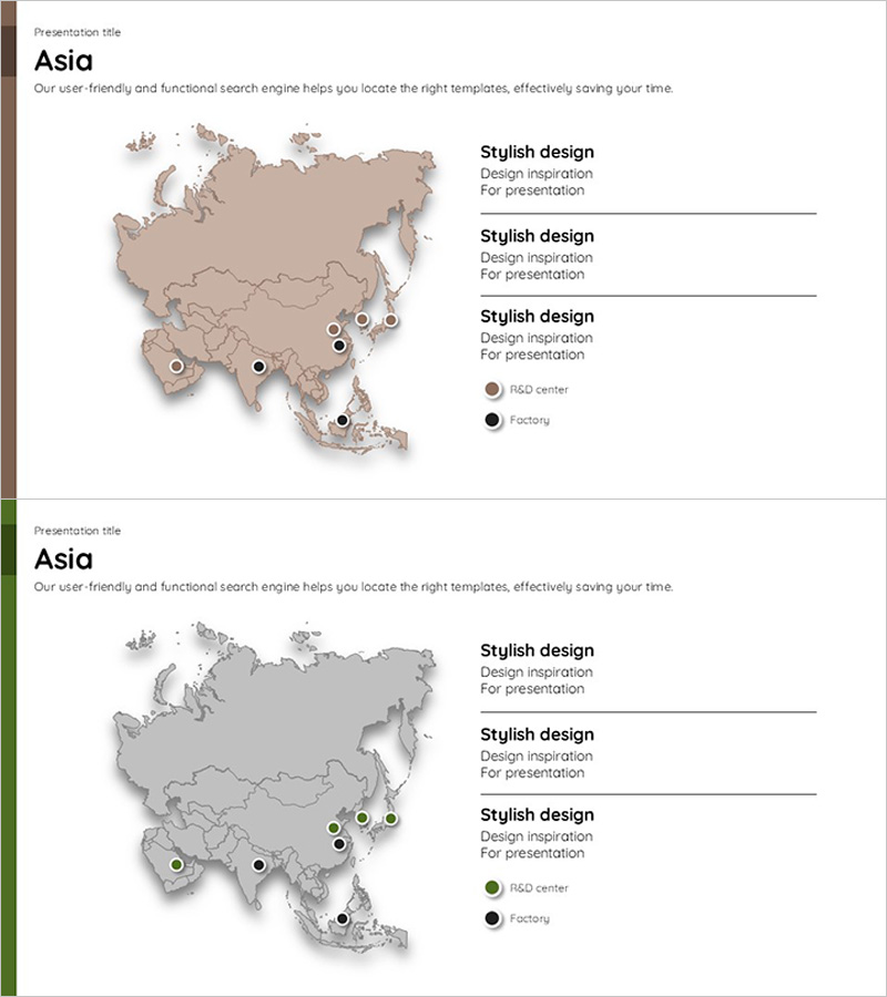 아시아 지도와 간단 분석 – 글로벌 네트워크 소개