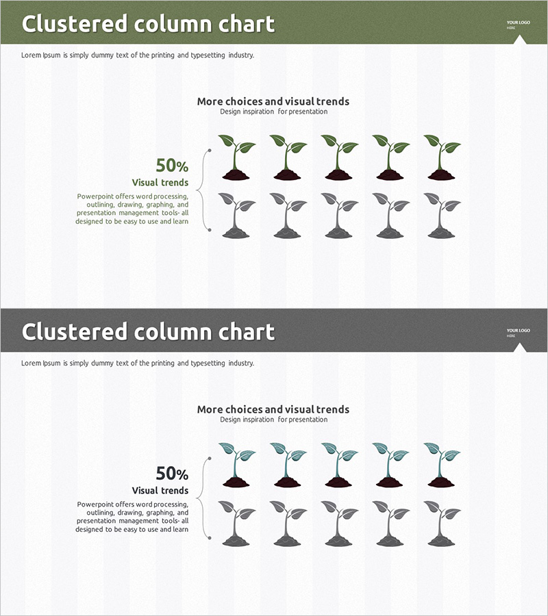 재생에너지 사회공헌활동 전략 새싹아이콘 슬라이드