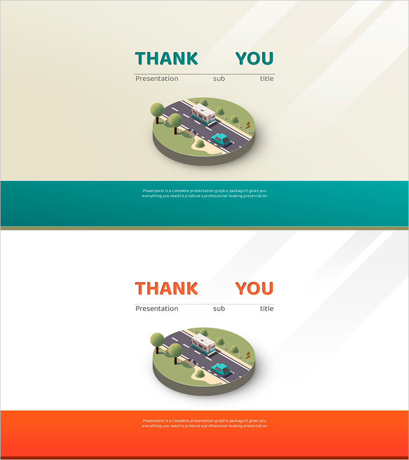 캠핑 아이소매트릭 프로젝트 템플릿 – 엔딩 페이지