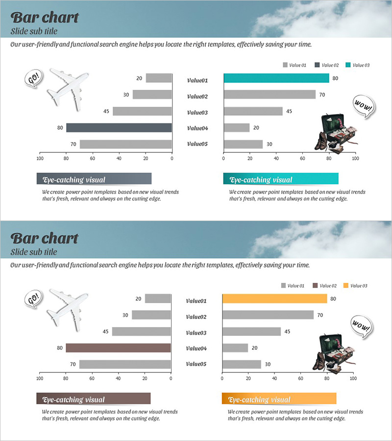 시장 및 경쟁사 분석 가로형 막대그래프 – 데이터의 시각적 통찰