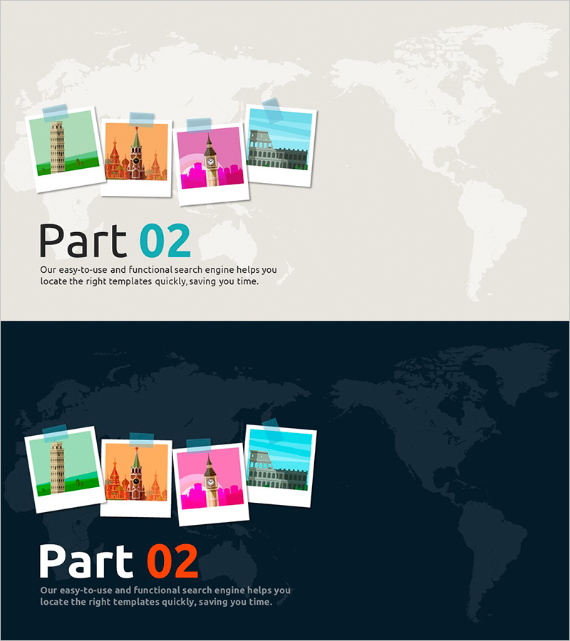 세계여행 파워포인트 간지 슬라이드 02