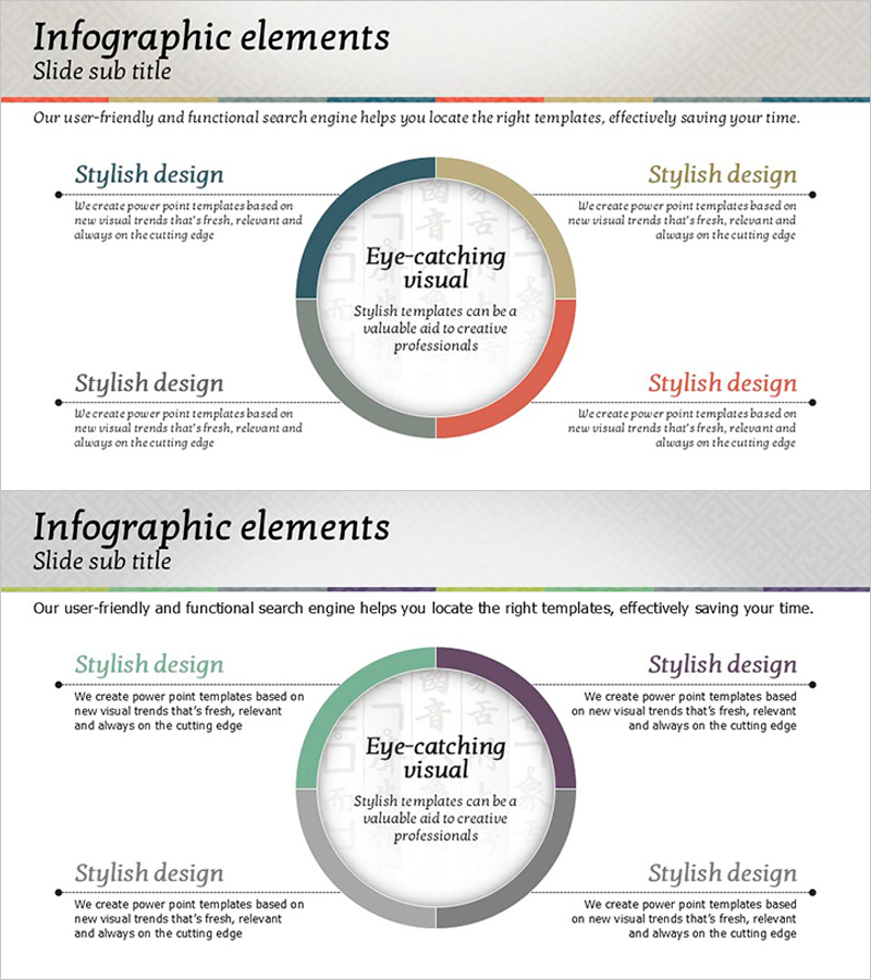 전통 무늬 확산 다이어그램 – 사업 전략과 비전