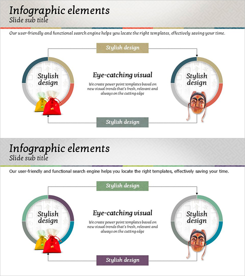 한국 전통 디자인 다이어그램 – 연결 요소