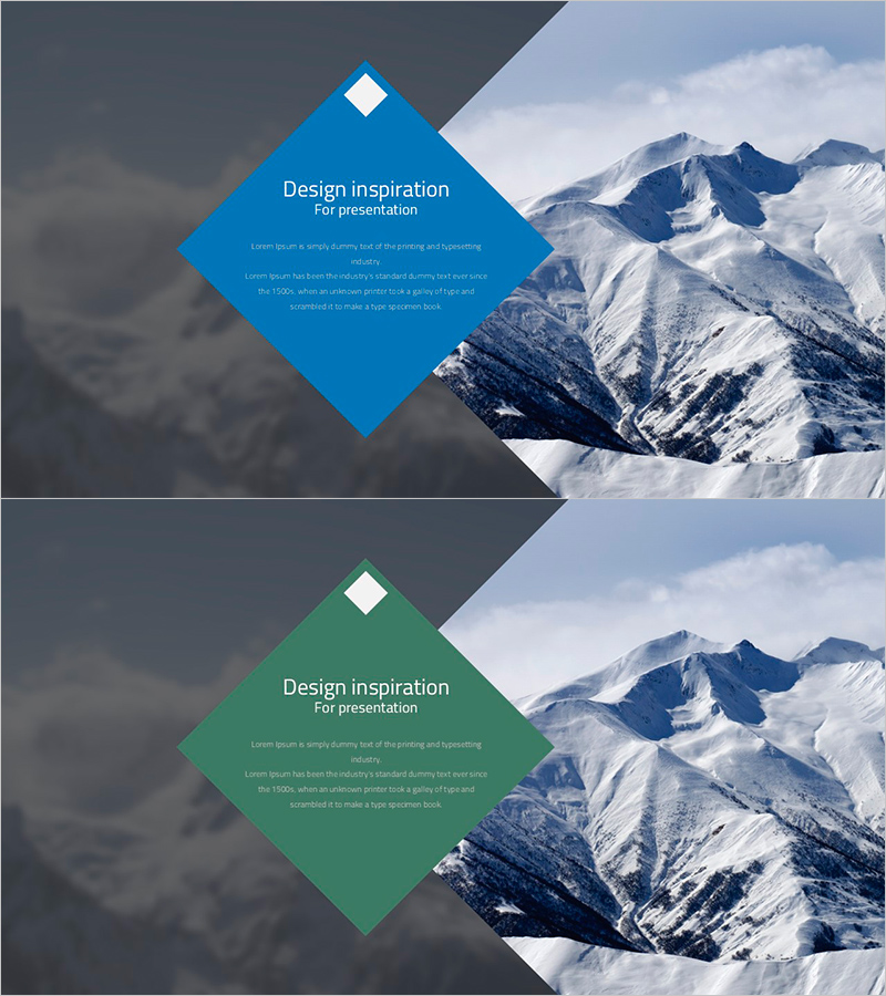 등산 와이드 프레젠테이션 간지