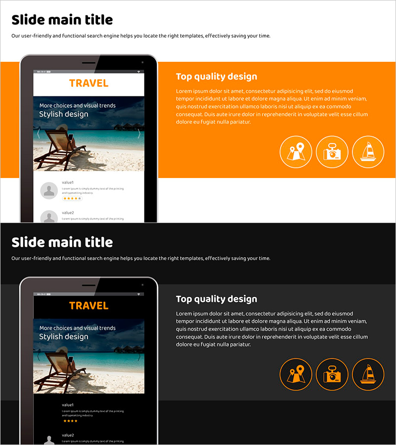 여행지 리뷰 목업 – 고객 피드백을 시각화하다