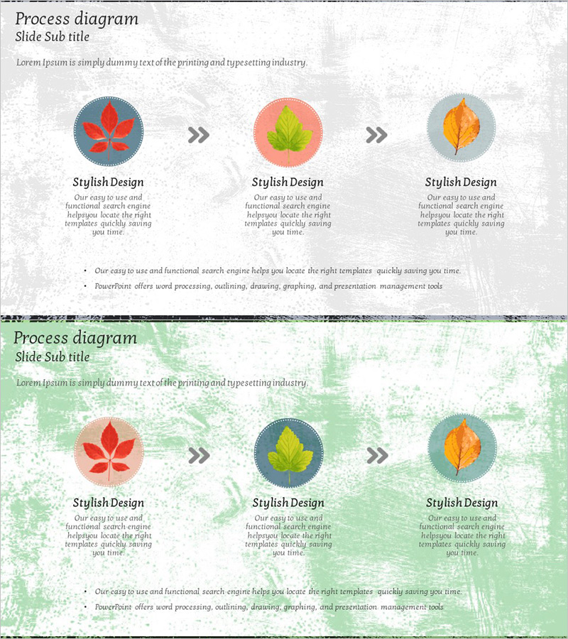 단풍 화살표 수행계획 다이어그램 – 선형 흐름으로 이해하는 비즈니스 전략