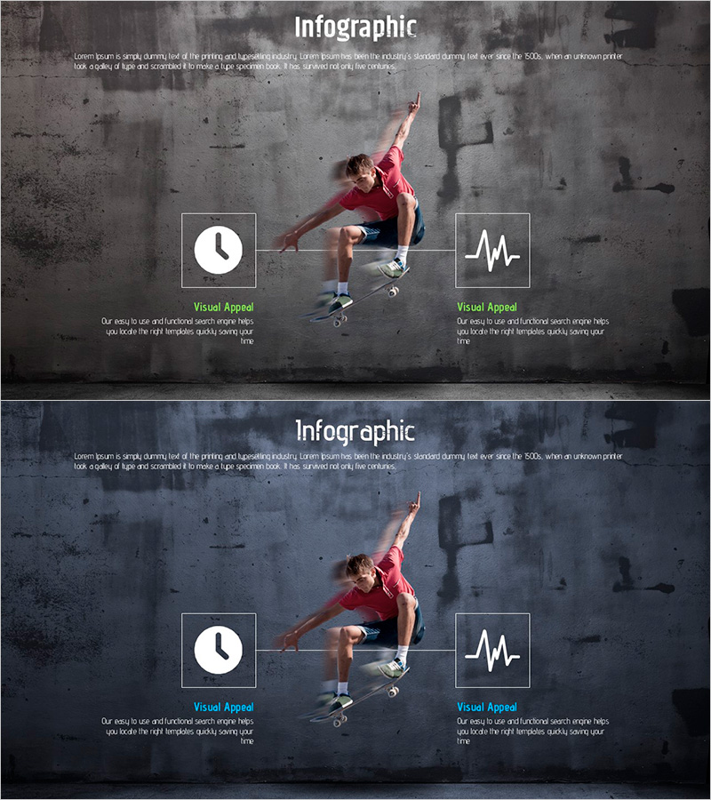 순식간에 뛰어오르는 힘 – 사업 비전과 전략을 담은 인포그래픽 진화