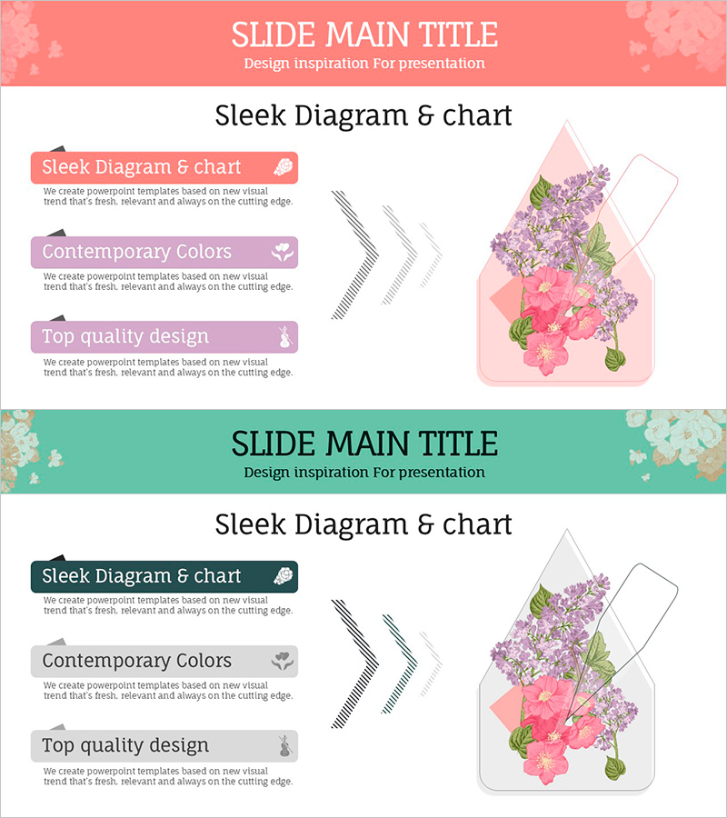 부케 소개 – 우아한 디자인으로 효과적인 전달