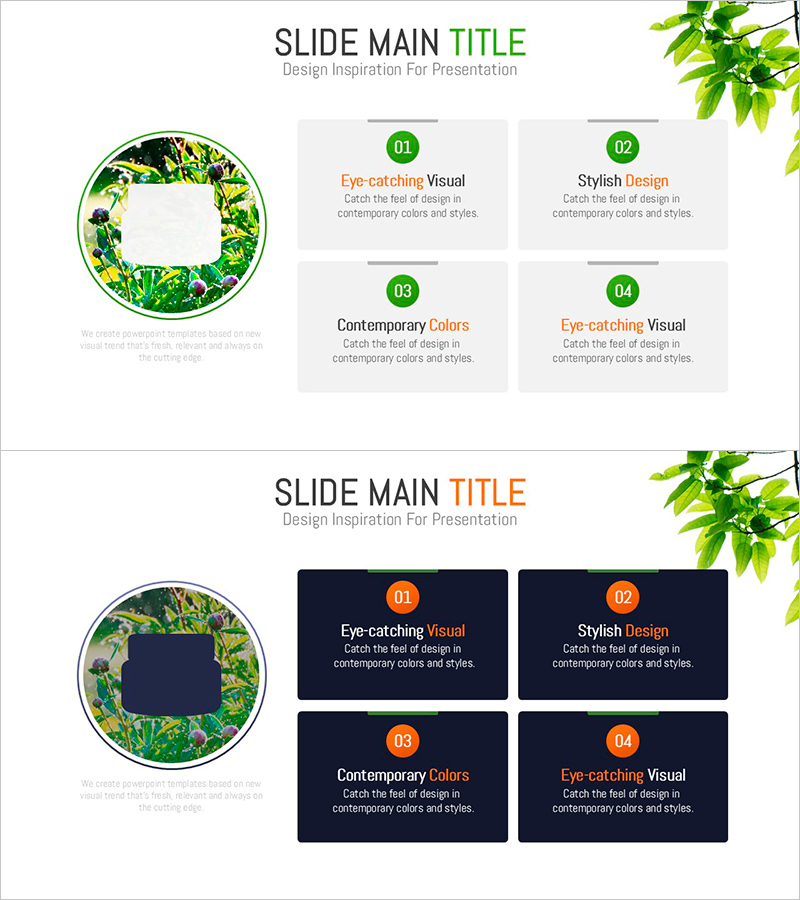 기능성 화장품 콘텐츠 슬라이드 템플릿 – 혁신과 매력 강조