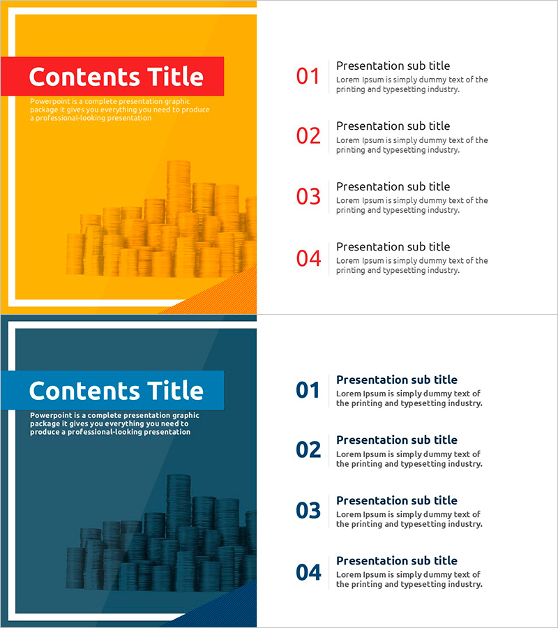 자금 지원 배경의 목차 – 효과적인 프레젠테이션의 시작
