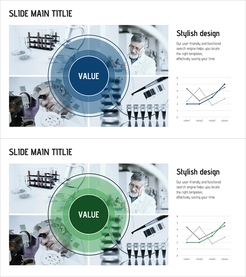 Infographic Slide for Data Visualization and Analysis