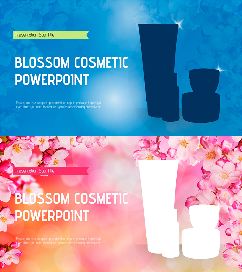 블라썸 코스메틱 템플릿 커버 – 아름다움과 기대