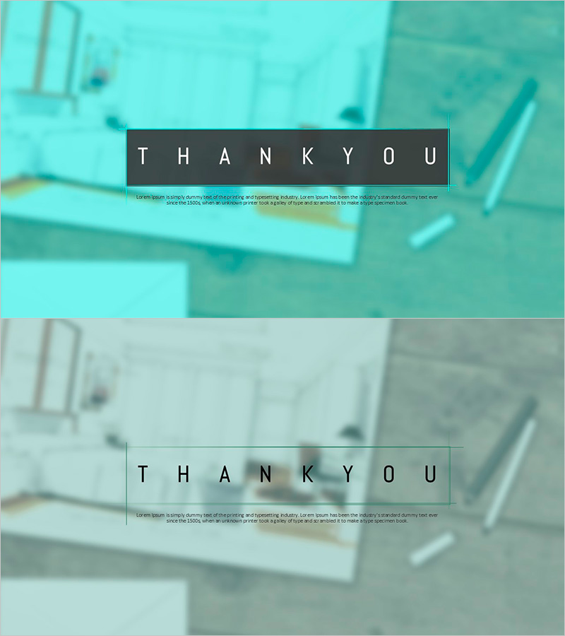 인테리어 제안서PPT 엔딩표지