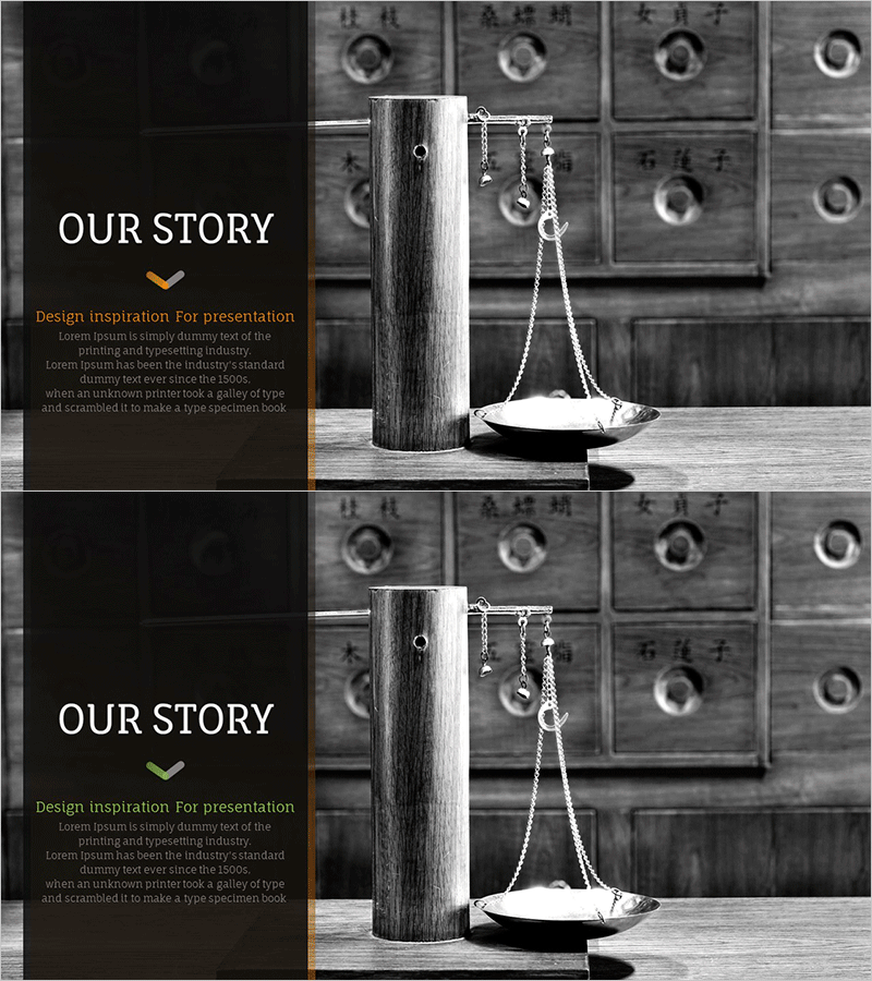 동양의학 스토리 프레젠테이션 템플릿 – 전통의 조화