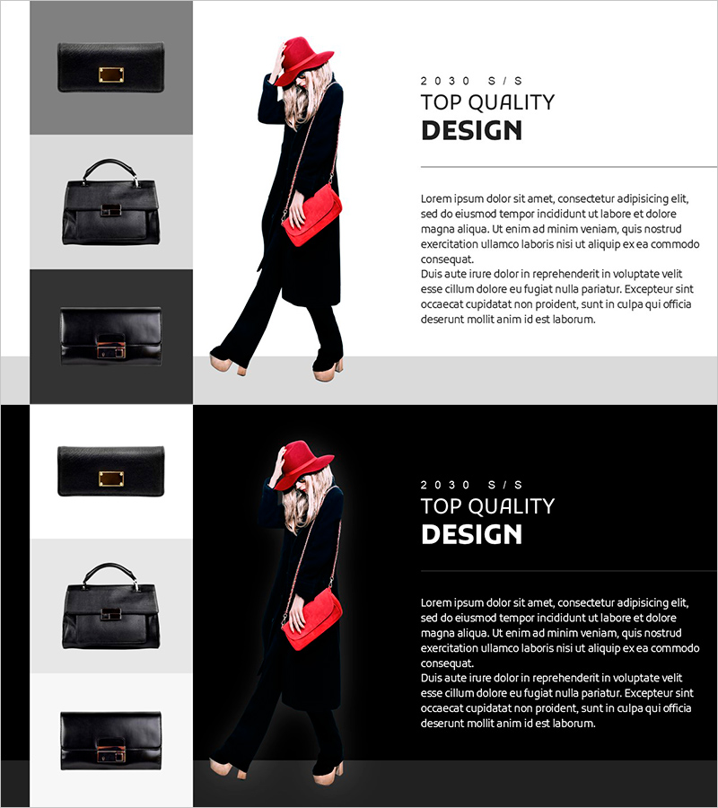 레드 포인트 패션 소개 슬라이드 – 효과적인 마케팅 전략