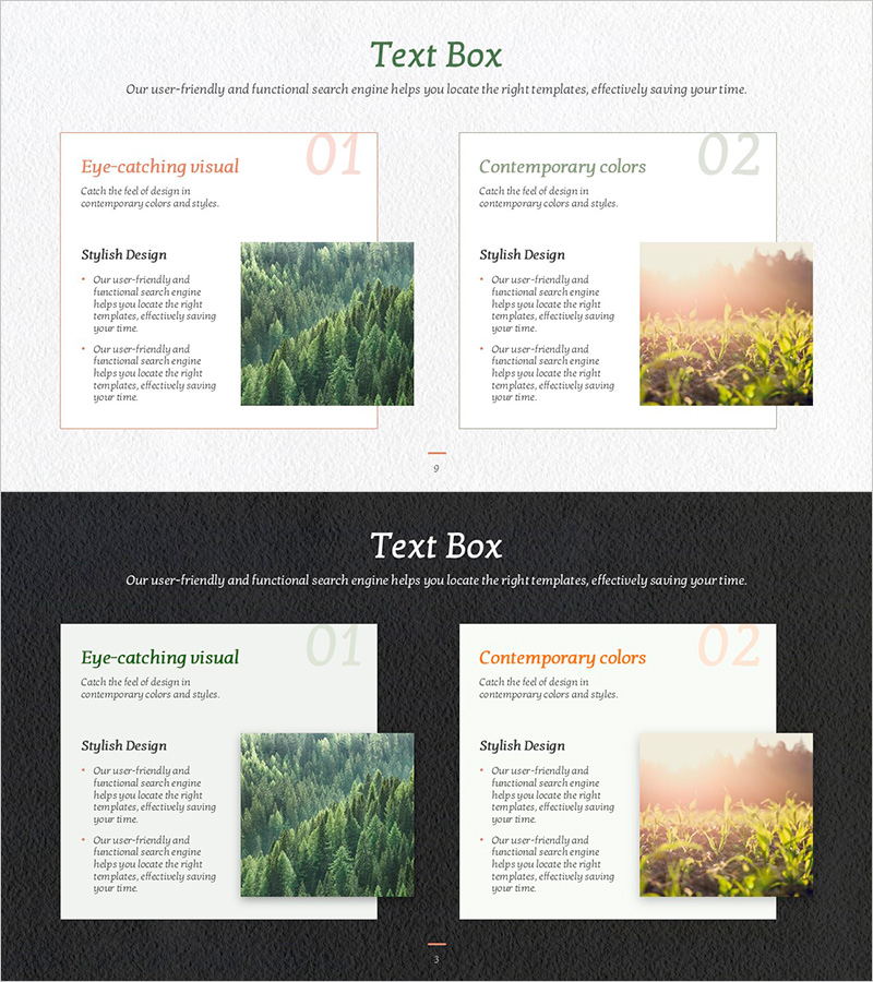 식물 조성 공간 소개 – 클러스터와 중첩을 활용한 프레젠테이션