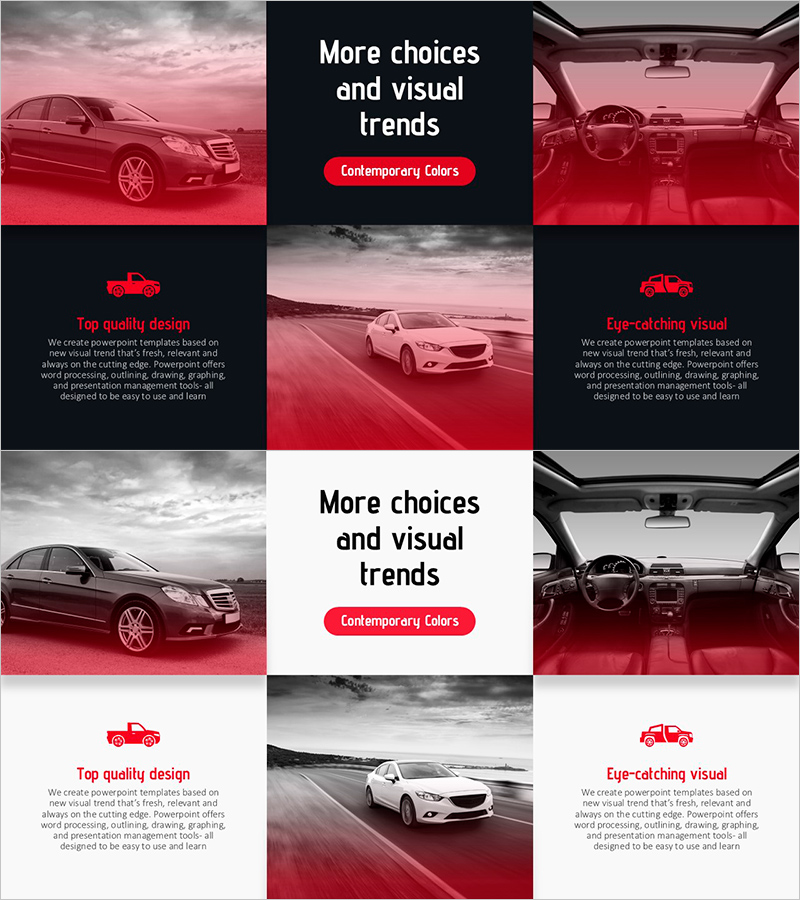 제품별 설명 박스 – 시각적 매력을 담은 클러스터 디자인